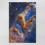 Poster 30x45cm Multiplas Galáxias-james Webb - Universo - 54