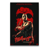 Poster 42cm X 30cm A3 Brilhante Jason Sexta-feira 13 C5