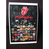  Poster Banda The Rolling Stones Musica Lp Decoração Rock 