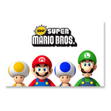 Poster Cartaz Jogo New Super Mario Bros E - 40x60cm
