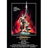 Poster Conan O Bárbaro Cartaz Adesivo Decorativo 42,5x60cm