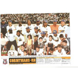 Poster Corinthians Campeão Potiguar 2001 Placar