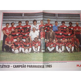 Poster Da Placar Atletico Paranaense Campeão Paran 1985