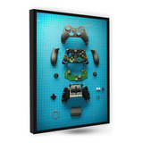 Poster Decoração Quarto Moderno Gamer Controle Xbox One