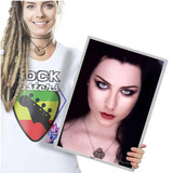 Poster Idolos Rock Evanescence Quadro Art Amy Lee T A3 24