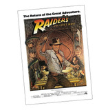Poster Indiana Jones Cartaz Adesivo 42,5x60cm