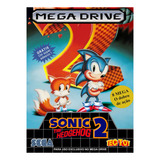 Pôster Mega Drive - Sonic The Hedgehog 2