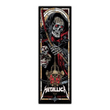 Poster Metallica Rock 30x90cm Cartaz Do Show Krakow Polônia