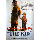 Poster O Garoto The Kid Cartaz Adesivo Decorativo 42,5x60cm