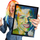Poster Quadro Com Moldura Elis Regina 22 A4 30x21cm