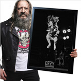 Poster Quadro Com Moldura Ozzy Osbourne 46 A2 60x42cm