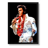 Pôster Quadro Elvis Presley Moldura Com 33x43 #3