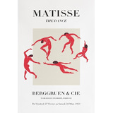 Poster Retrô Matisse - The Dance 1953 - Decor -33 Cm X 48 Cm