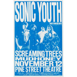 Poster Retrô Sonic Youth Oregon Concert- Decor 33 Cm X 48 Cm