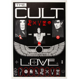 Poster Retrô The Cult 85 Love -- Cartaz 30x42cm Plastificado