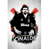 Pôster Ronaldo Giovanelli Corinthians - Decora 33 Cm X 48 Cm