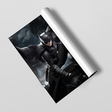 Poster The Batman C Cartaz Adesivo Decorativo 42,5x60cm