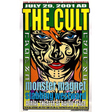 Poster Vintage The Cult 2001 Cartaz 30x45cm Plastificado