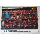 Pôsteres Flamengo Campeão Mundial Libertadores E Tri Carioca