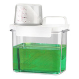 Pote Dispenser Com Copo Dosador E Tampa Hermética 1,1l Maxx Cor Transparente