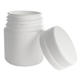 Pote Plástico Para Cápsula 50 Ml Rosca Lacre Kit Com 25 Unid