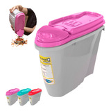 Pote Porta Ração Petiscos Portátil P/ Cães E Gatos 1,5l/600g