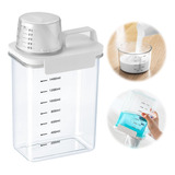 Pote Porta Sabão Pó Liquido Amaciante Dispenser Hermético 2l