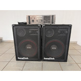 Potência Wattsom Dbs 4000 + Caixas Soundtech Cx18c 400w