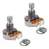 Potenciômetro A250k Alpha Base Grande Eixo Curto Kit Com 2