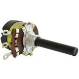 Potenciometro Carvão 470k Log 23mm C/ch