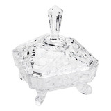 Potiche Com Pé Lyor Paladium De Cristal 16cm X 20cm