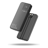 Power Bank 10000mah Portátilcabo Embutido Carga Rápida