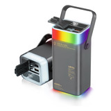 Power Bank 40000mah Com Rgb Led Carregador Rápido 22.5w+20w