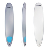 Prancha De Surf Soft Long Board 9'1 + Quilhas + Deck + Leash