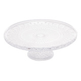 Prato Para Bolo Wolff Lys De Cristal 32cm X 11cm