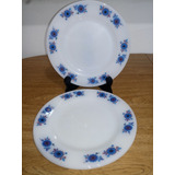 Prato Raso Flor Azul Antigo Colorex ( Com 03 )