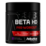 Pré Treino Beta Hd 240g - 2g Beta Alanina - Atlhetica