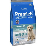 Premierpet Premier Super Premium Raças Específicas Labrador Cão Filhote - Grande - Frango - 12 Kg - Sacola - Seca