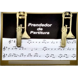 Prendedor De Partitura Ou Hinário Modelo Trombone (par)