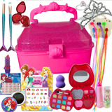 Presente Natal Menina Kit Maleta Sereia Maquiagem + Itens