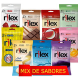 Preservativo Rilex Mix De Sabores Caixa 54 Unidades 18x3
