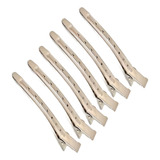 Presilha Grampos Clips De Cabelo Aço Inoxidável Metal 12 Pcs