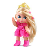 Princesa Boneca Minha Primeira Princesa Pink Coroa Espelho