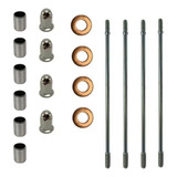 Prisioneiro Guia Cilindro Porca Cbx Strada Xr Nx 200 Kit
