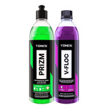 Prizm Removedor Chuva Acida + Shampoo Carros V-floc Vonixx