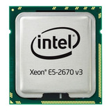Processador Intel Xeon E5-2670 V3 Bx80644e52670v3 De 12 Núcleos E 3.1ghz De Frequência