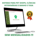 Programa Para Pet Shop -vendas, Atendimentos, Estoque, Caixa