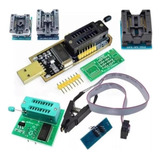 Programador Gravador Usb De Eprom Bios Ch341a E Adaptadores