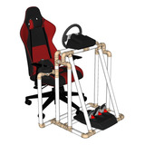 Projeto Cockpit Simulador Volante Logitech G29 G27 G920 Pvc
