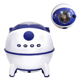 Projetor De Luzes Som Bluetooth Estrelas Galáxia Controle
